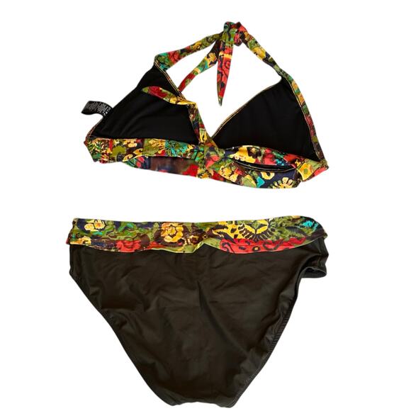 Womens Swimsuit Size Medium Bikini Halter - Picture 2 of 8